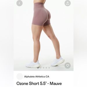 Alphalete atlethics, New Gym short, mauve-ish